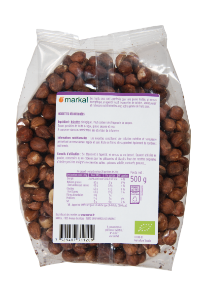 Noisettes décortiquées bio - 2