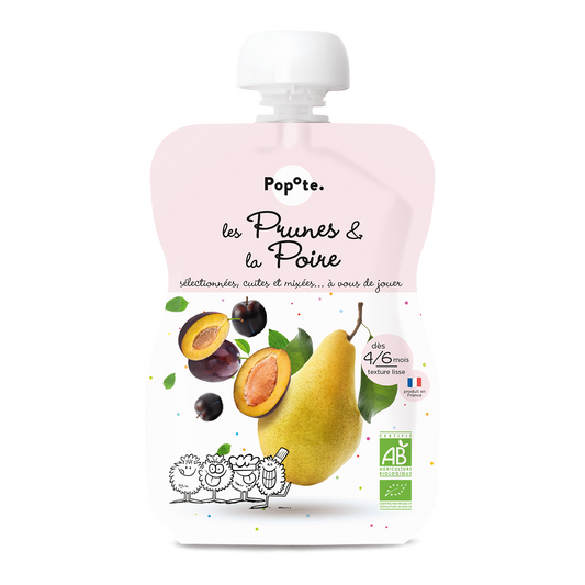 Popote -- DDM 28.06.2025 Gourde prunes poire - 120 g
