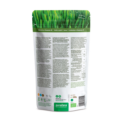 Purasana -- DDM 30.06.2025 Herbe d'orge en poudre - 200 g
