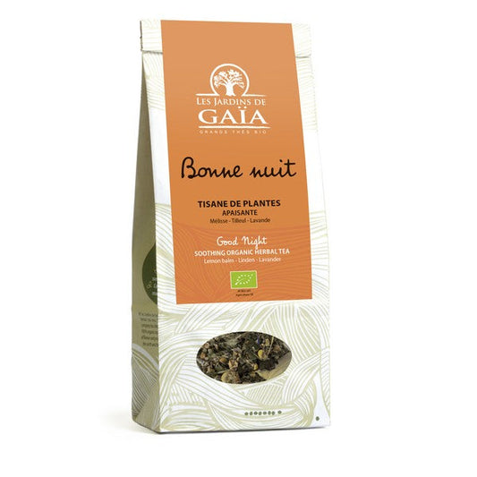 Jardins De Gaïa -- Tisane de plantes bio bonne nuit (mélisse tilleul lavande) - 50 g