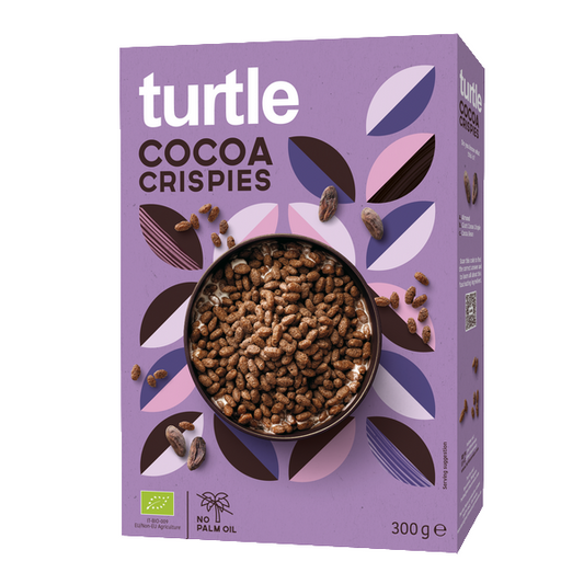 Turtle -- DDM 05.06.2025 Céréales de riz croustilllant au cacao, bio - 300 g